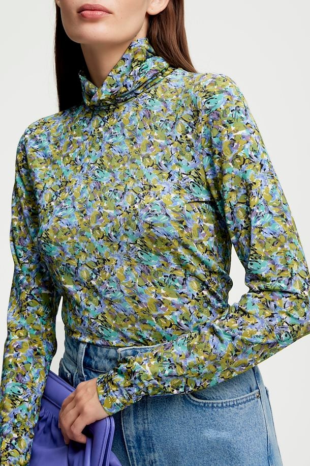 MiliaGZ Rollneck - Green/Blue Brush