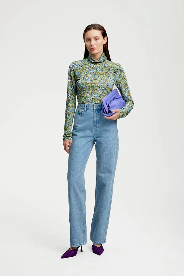 MiliaGZ Rollneck - Green/Blue Brush