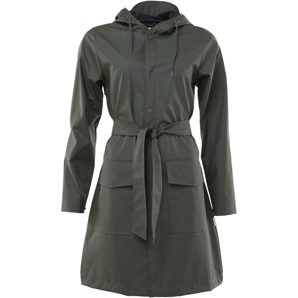 Belt Jacket - Green - Rains - Jakker - VILLOID.no