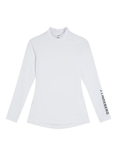 Asa Soft Compression Golf Top - White