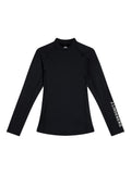 Asa Soft Compression Golf Top - Black