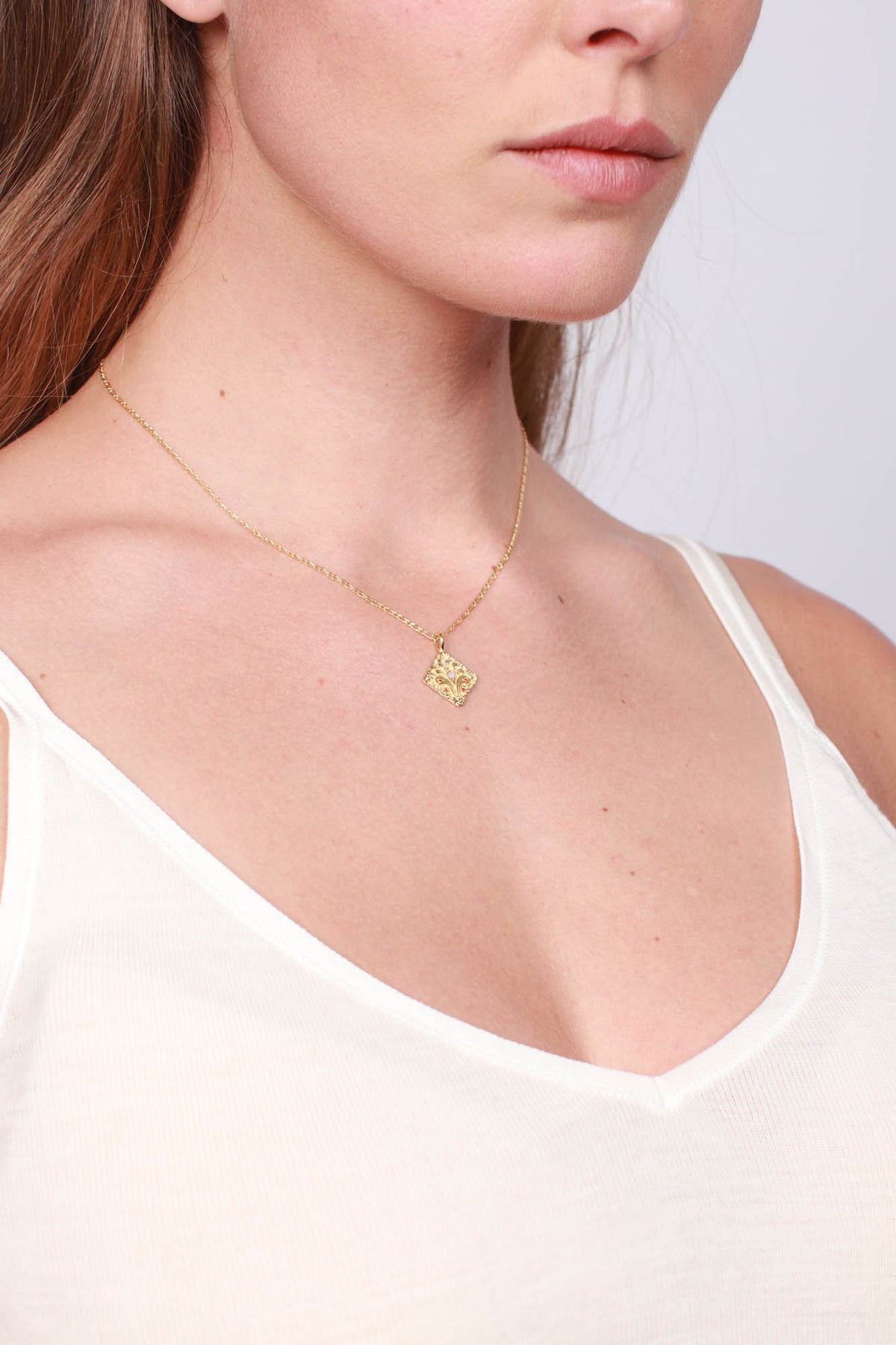 Fawn Necklace - Gold - Maanesten - Tilbehør - VILLOID.no
