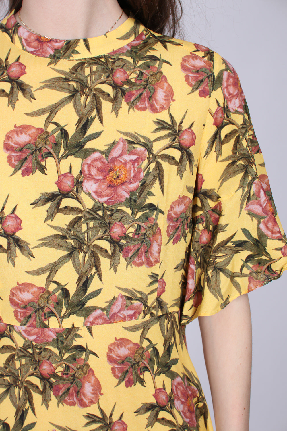 Draped Short Dress - Aspen Gold - MAUD - Kjoler - VILLOID.no