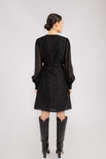 Helene Wrap Dress - Black