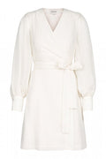 Helene Wrap Dress - Off White