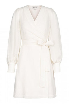Helene Wrap Dress - Off White