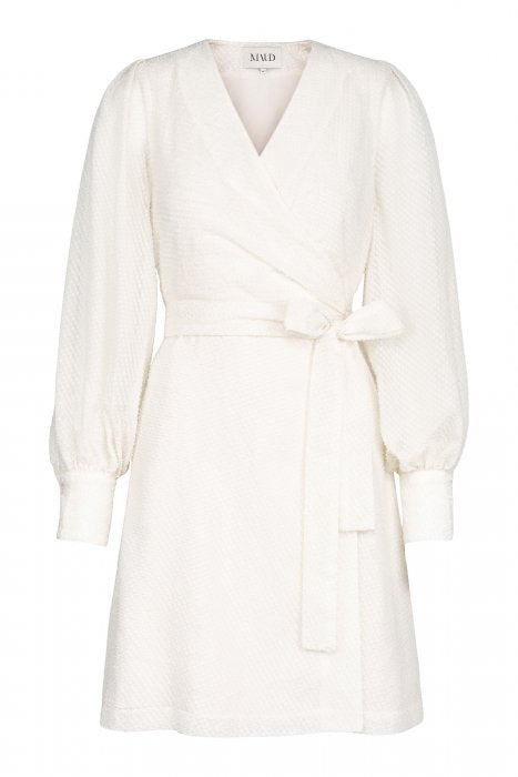 Helene Wrap Dress - Off White
