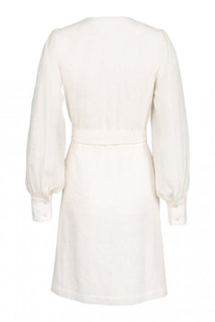 Helene Wrap Dress - Off White