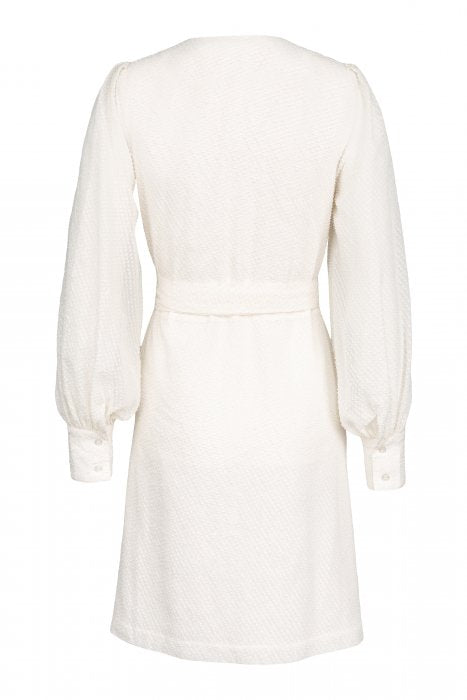 Helene Wrap Dress - Off White