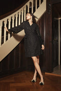 Helene Wrap Dress - Black