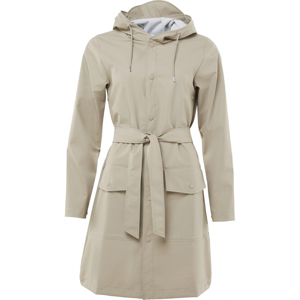 Belt Jacket - Beige - Rains - Jakker - VILLOID.no