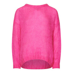 Delta Knit Sweater - Bright Pink