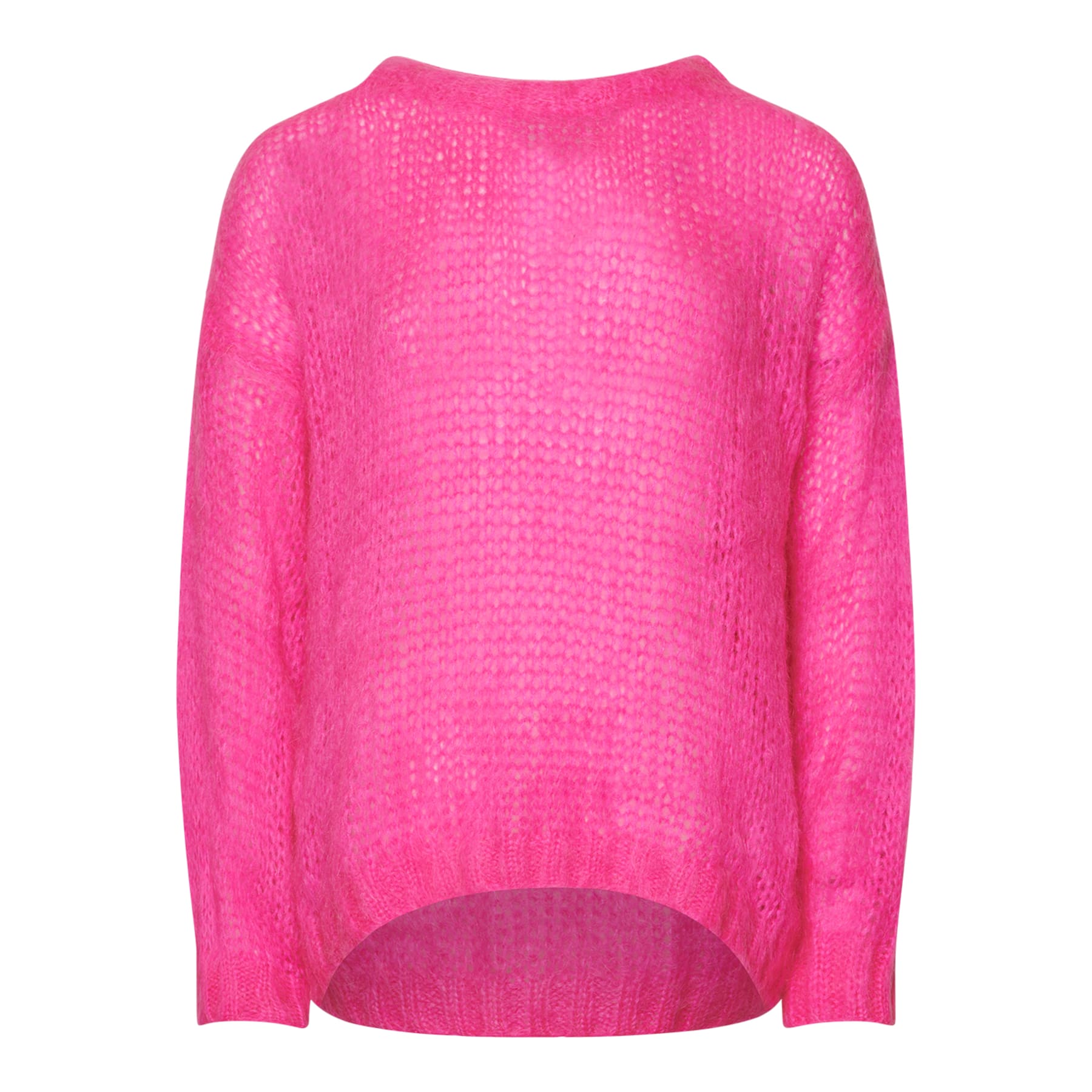 Delta Knit Sweater - Bright Pink