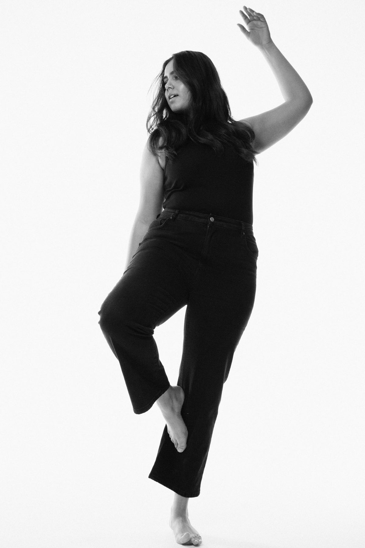 Holly Jeans - Washed Black