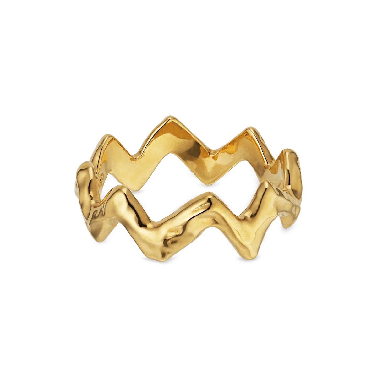 Heartbeat Ring - Gold Plated