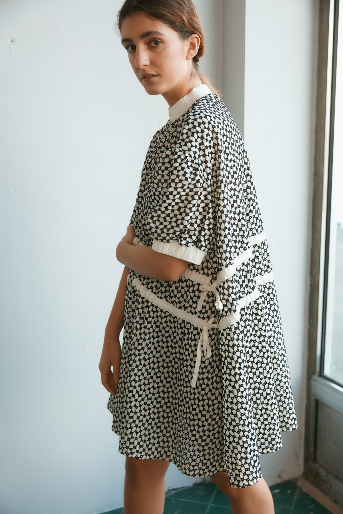 Gitte Broderie Anglaise - Jet Black - FWSS - Kjoler - VILLOID.no