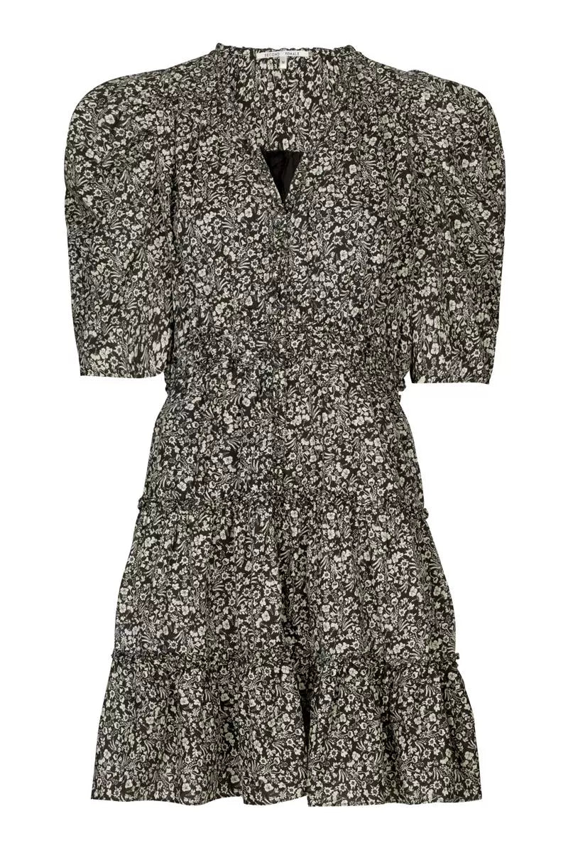 Mikka Waist Dress - Black