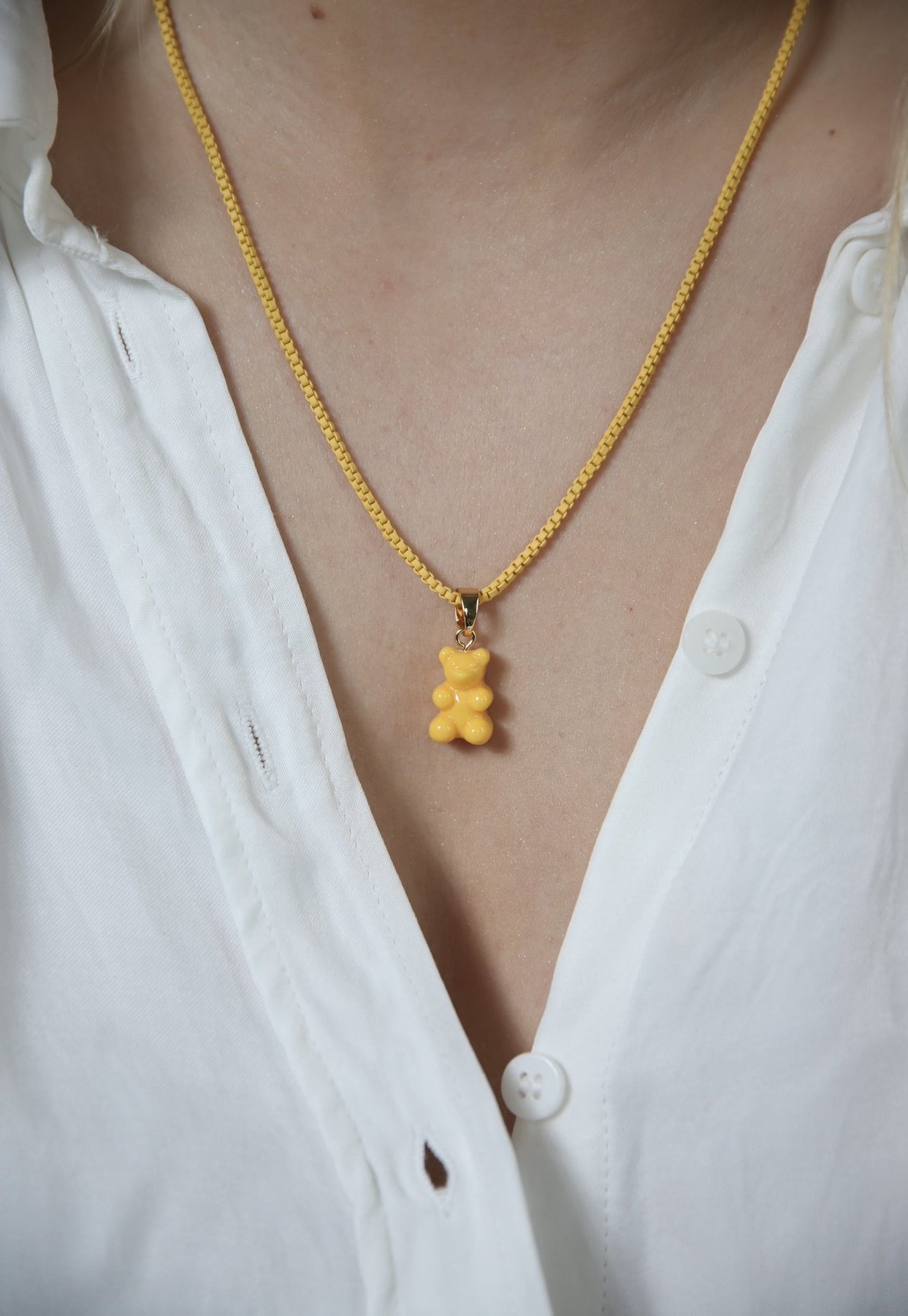 Nostalgia Bear with Classic Connector - NYC Taxi Yellow