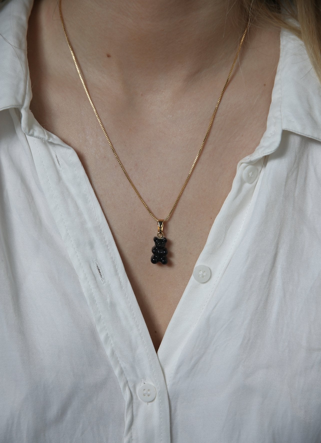 Nostalgia Bear with Classic Connector - Black