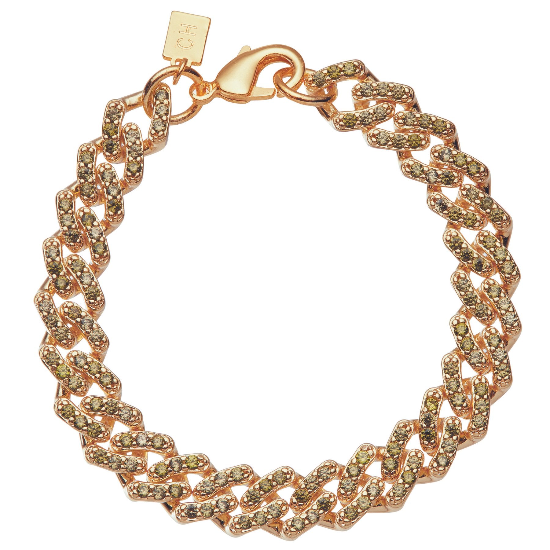 Mexican Chain Bracelet - Olive