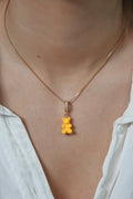 Nostalgia Bear with Pave Connector - NYC Taxi Yellow