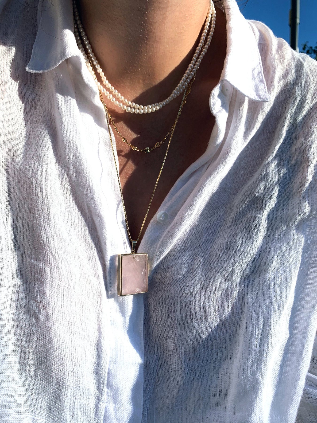 Diva Necklace - Pearl