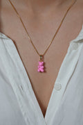 Nostalgia Bear with Classic Connector - Candy Pink