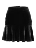 Indie Velour Skirt - Black