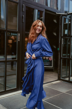 Iza Midi Dress - Royal Blue