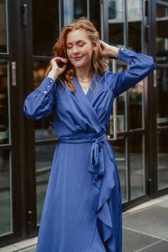 Iza Midi Dress - Royal Blue