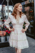 Inez Dress - French Ditsy Pink