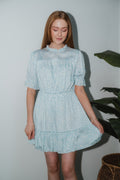 Sophie Mini Dress - Blue Waves