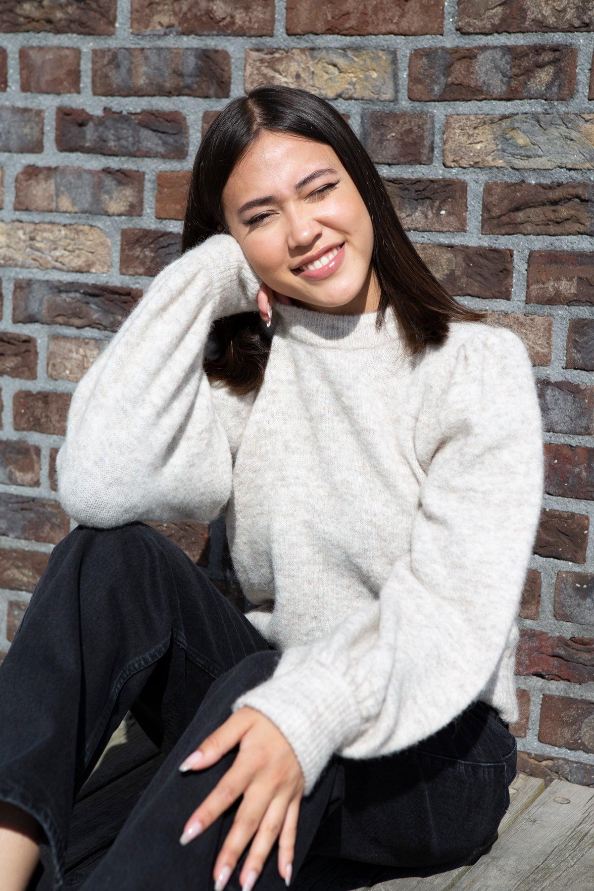 AlphaGZ Pullover - White Sand Mel