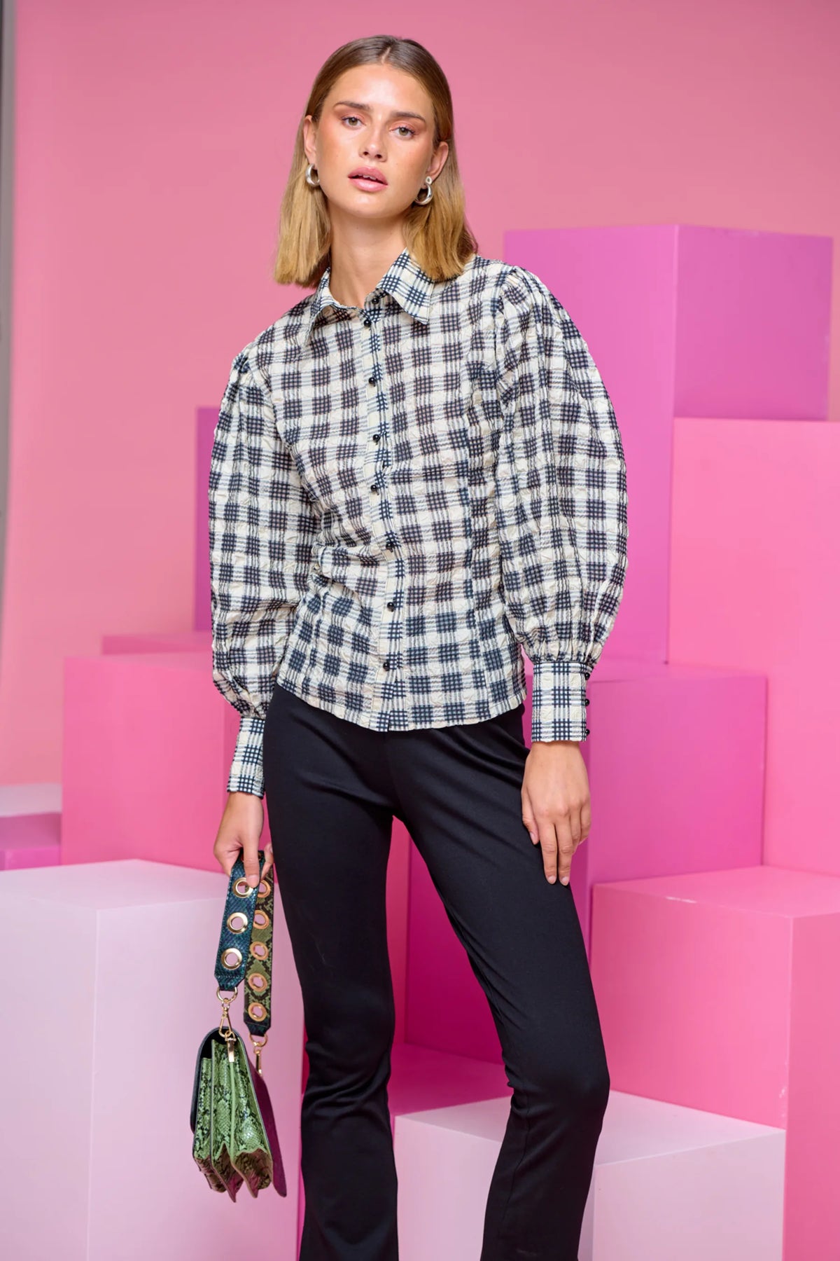 Katie Shirt - Black Mix
