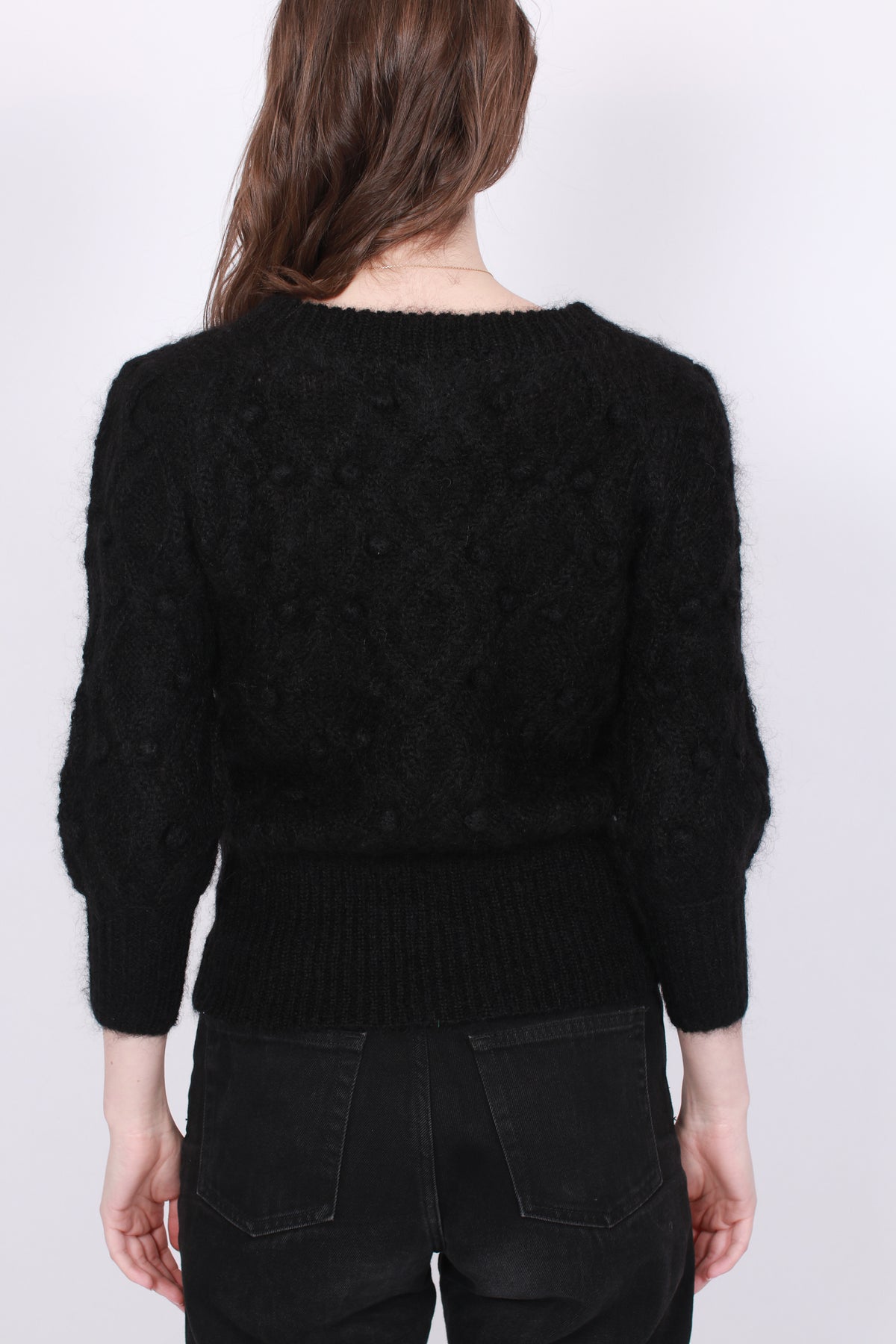 Sienna Chunky Knit Sweater - Black - Ella & il - Gensere - VILLOID.no