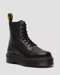 Jadon III Pisa Leather Platform Boots - Black