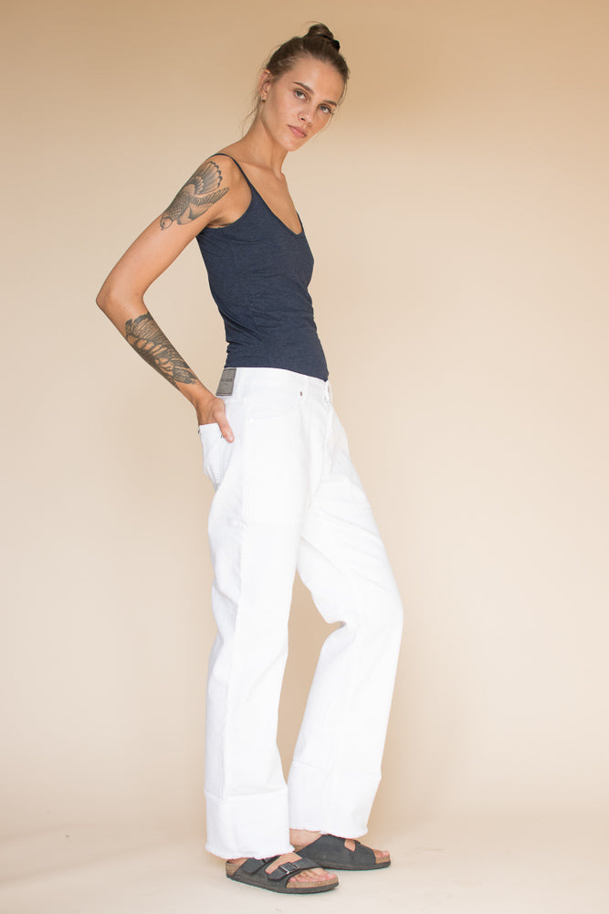 Boyfit Jeans - White - Replay - Bukser & Shorts - VILLOID.no