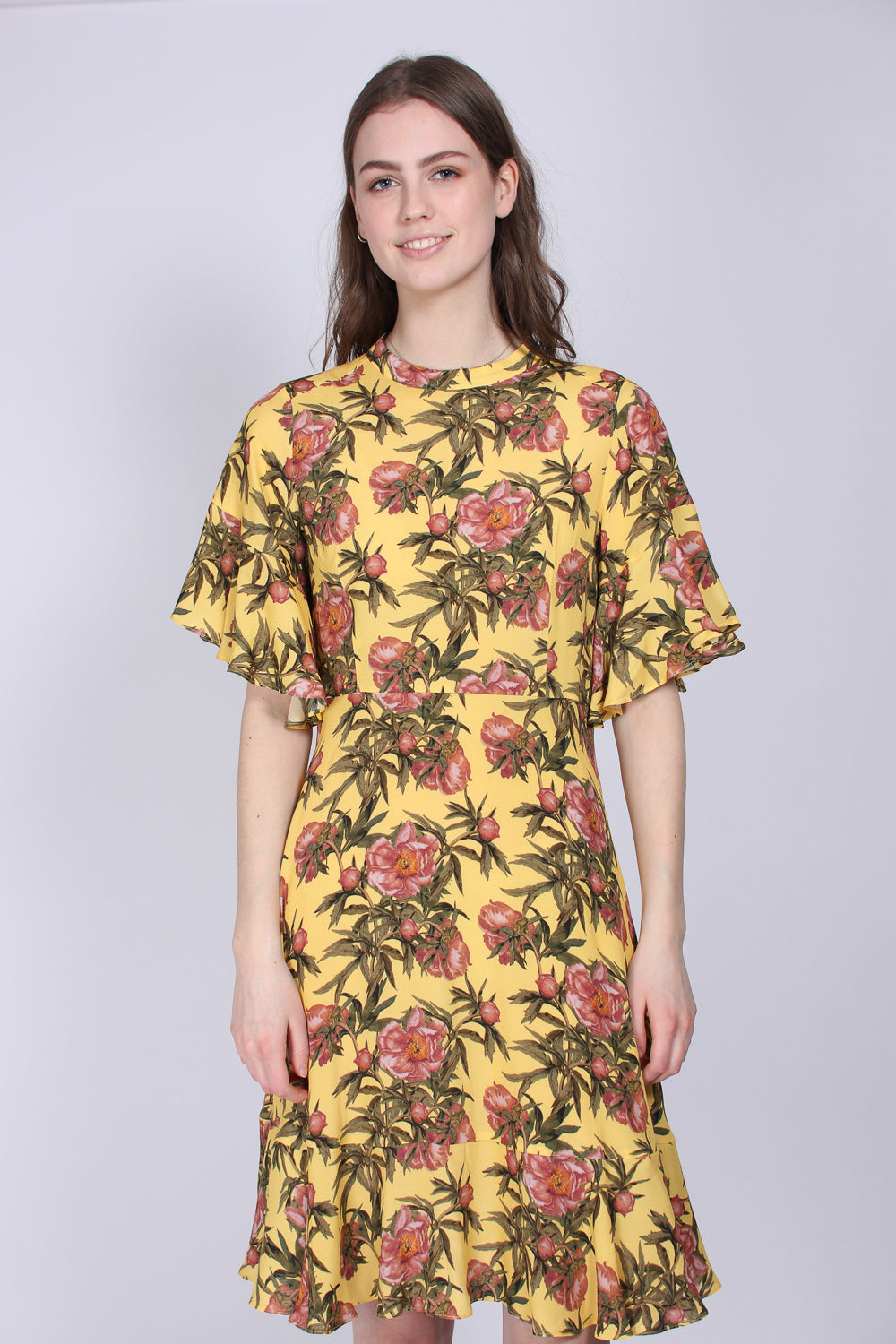 Draped Short Dress - Aspen Gold - MAUD - Kjoler - VILLOID.no