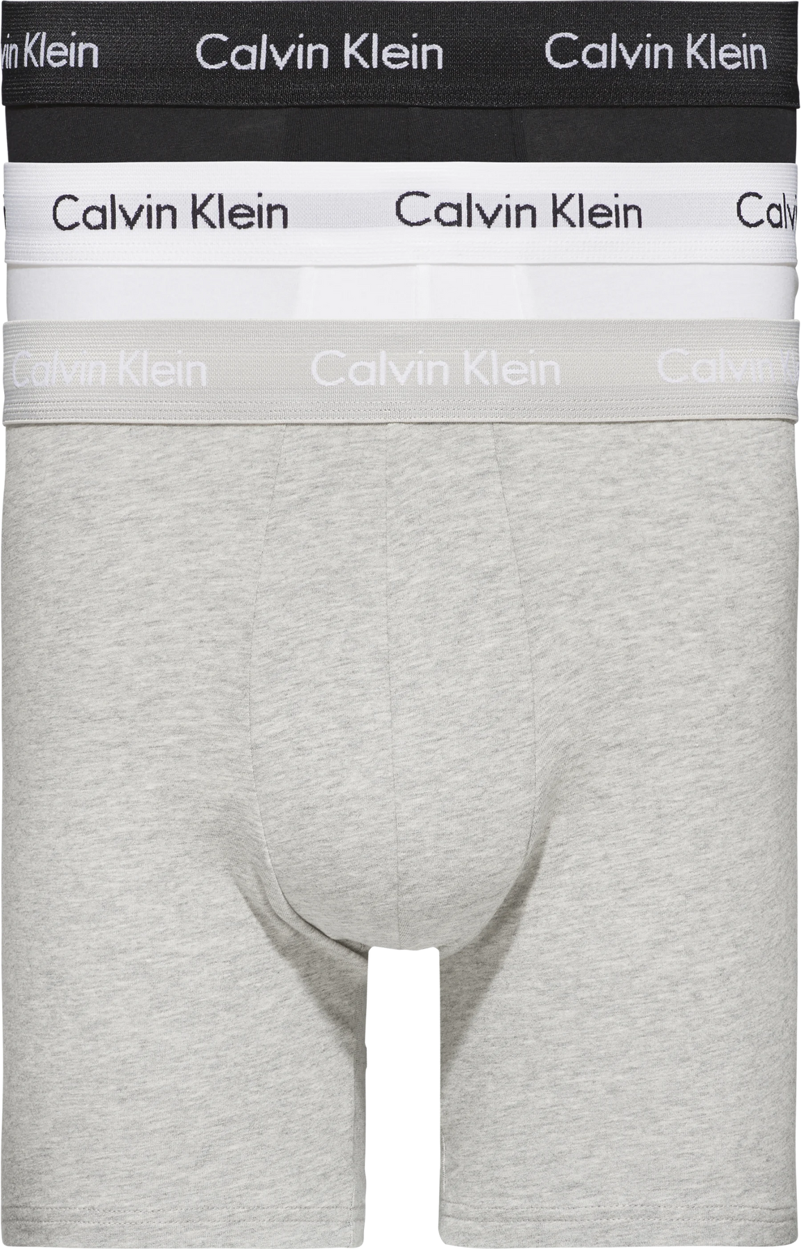 Boxer Brief 3P - Svart/Vit/Gråmelerad