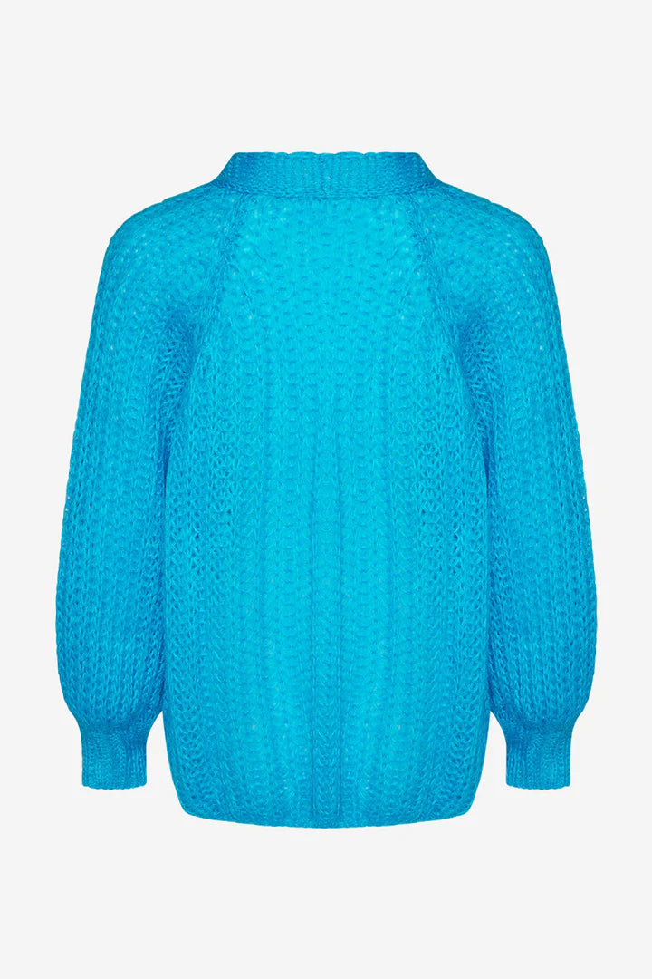 Joseph Cardigan Solid - Pool Blue
