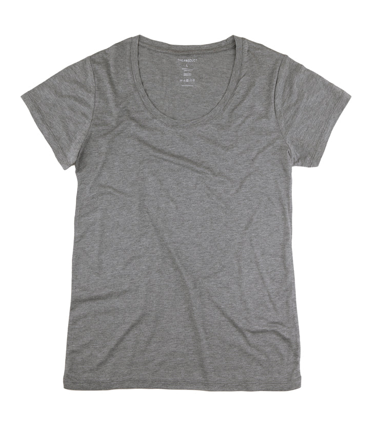 Women's T-shirt - Grey Melange - The Product - T-skjorter & Topper - VILLOID.no