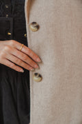 New Tama Handmade Wool Coat - Sandshell Melange