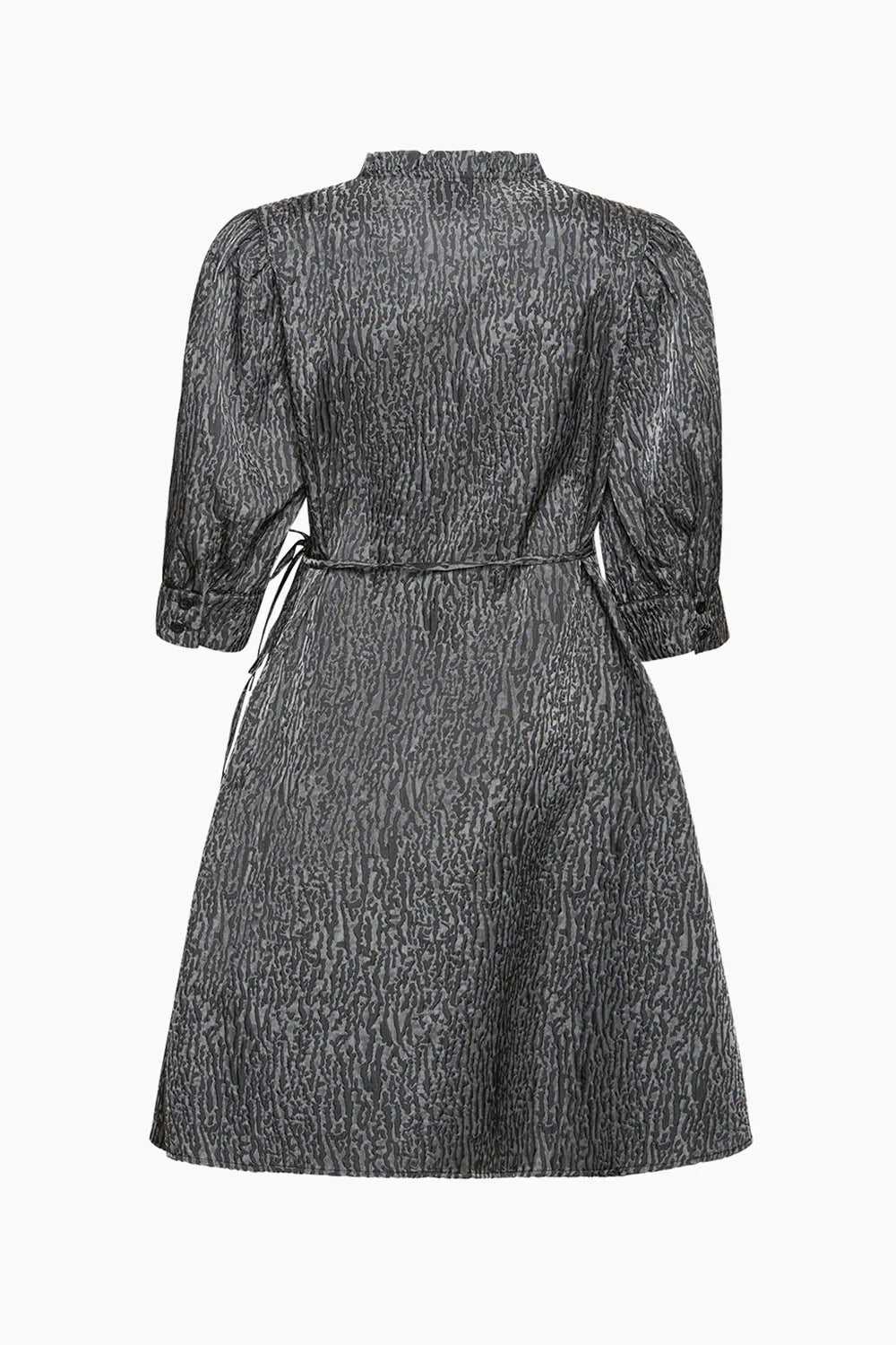 Kamila Frill Dress - Svart
