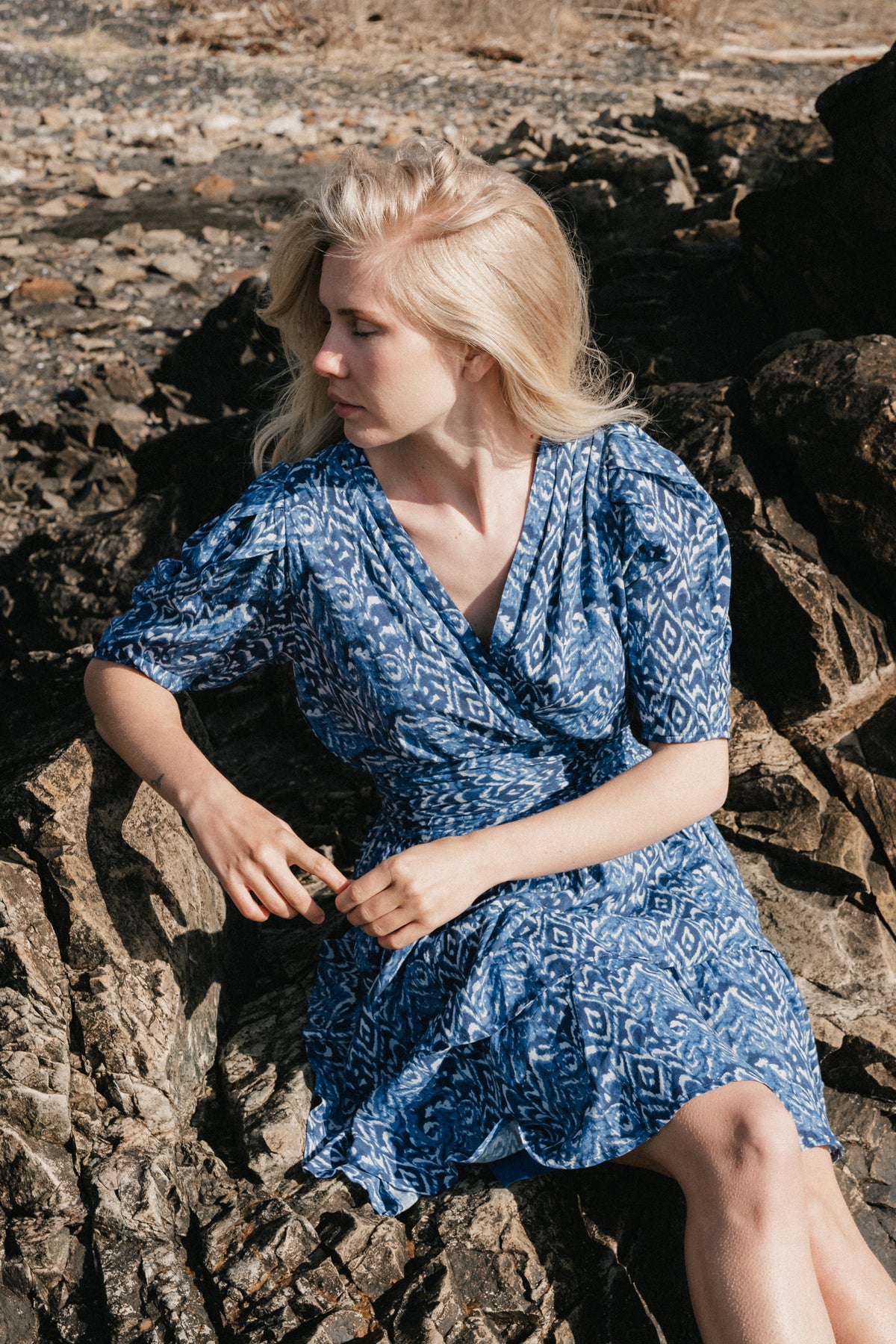 Jade Dress - Ocean Blue