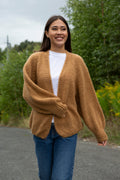 Fora Knit Cardigan - Camel