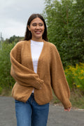 Fora Knit Cardigan - Camel