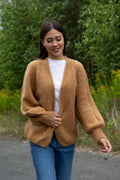 Fora Knit Cardigan - Camel