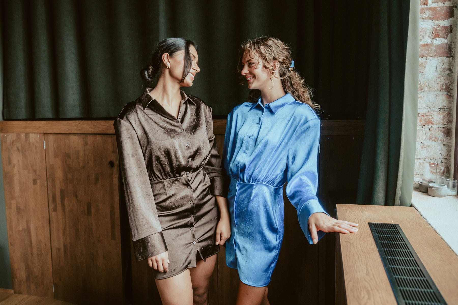 Polish Shirt Dress - Dark Oak