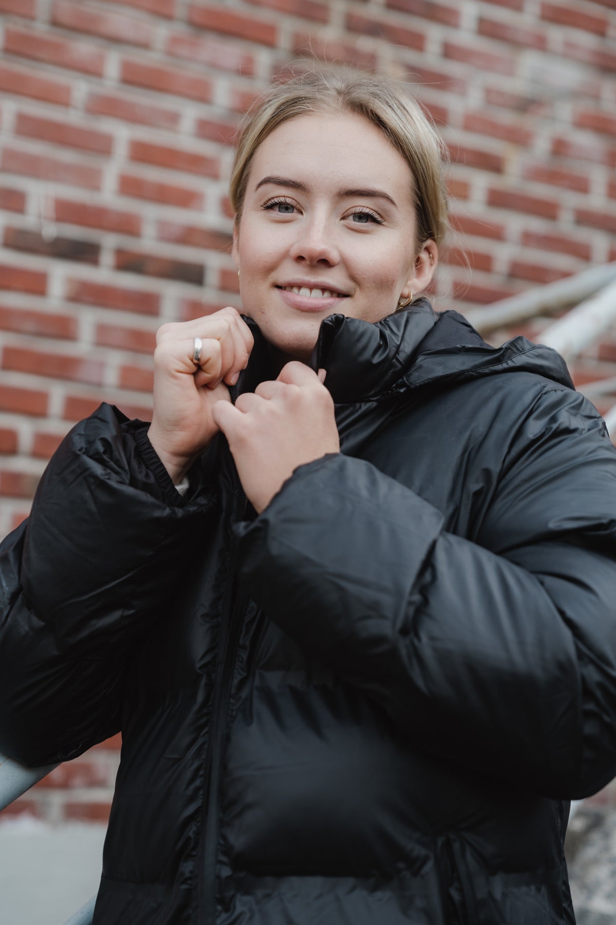 Viviana C Puffer Jacket - Black
