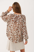KettaPW Blouse - Koi Japanese Flo
